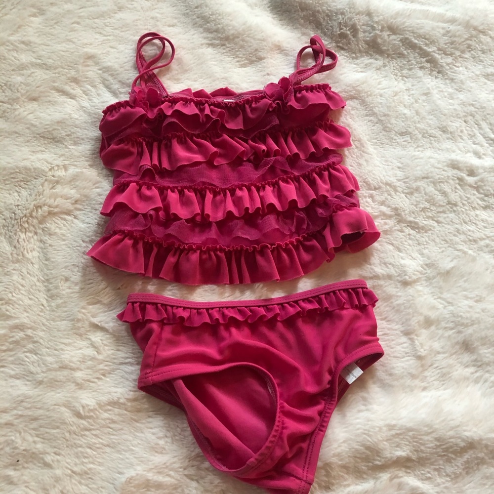 Ruffled swimsuit